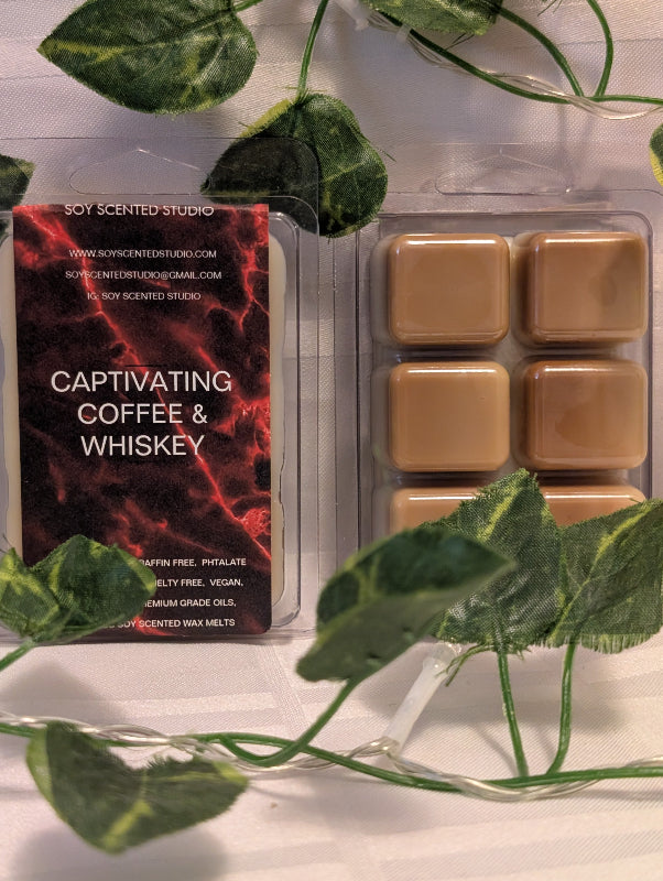Captivating Coffee & Whiskey Soy Scented Wax Melts