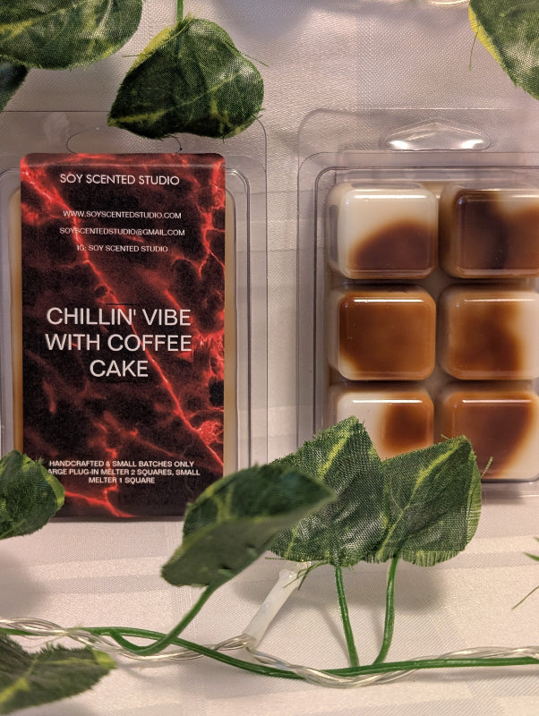 Chillin' Vibe with Coffee Cake Scented Soy Wax Melts