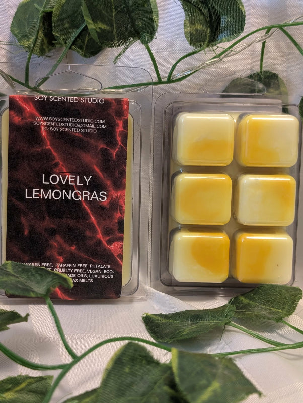 Lovely Lemongrass Scented Soy Wax Melt