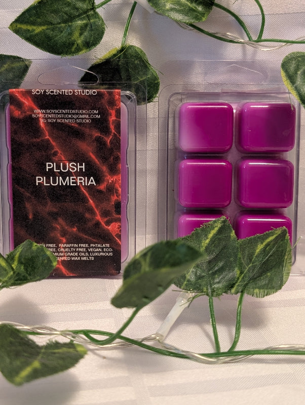 Plush Plumeria Scented Soy Wax Melts