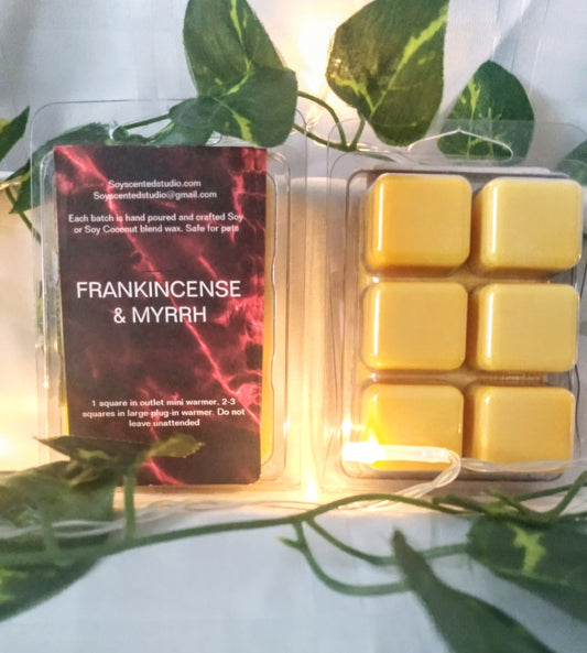 Clearance Frankincense & Myrrh Scented Soy Wax Melts