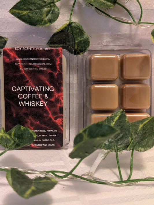 Captivating Coffee & Whiskey Soy Scented Wax Melts