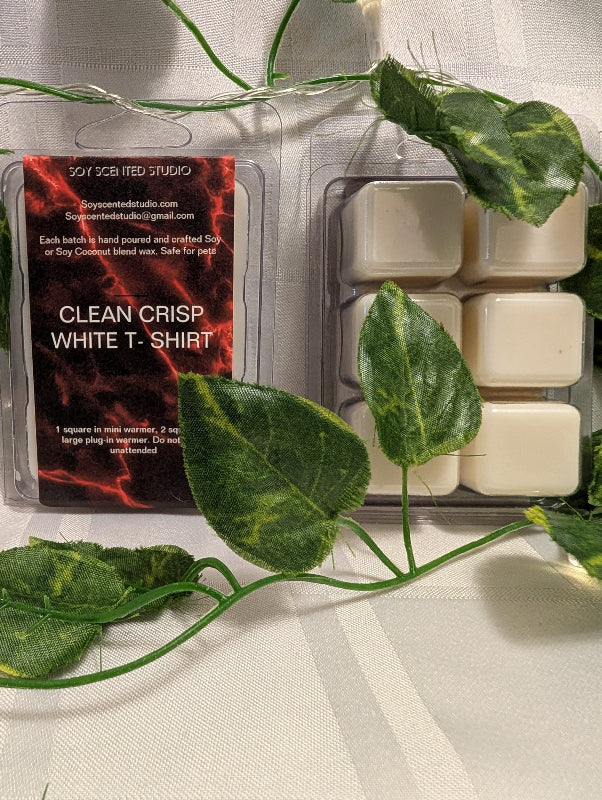 Broken Clean Crisp White T-shirt Scented Soy Wax Melts