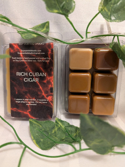 Broken Rich Cuban Cigar Scented Soy Wax Melts