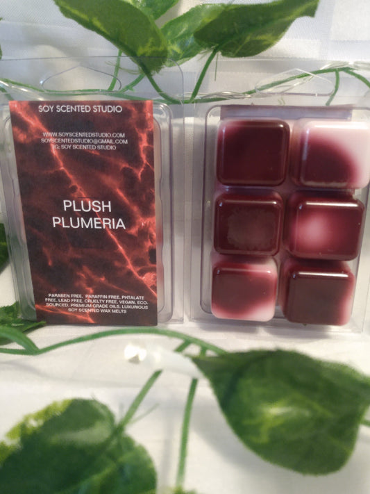 Plush Plumeria Scented Soy Wax Melts