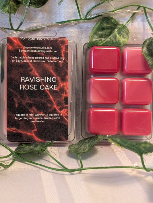 Ravishing Rose Cake Scented Soy Wax Melts