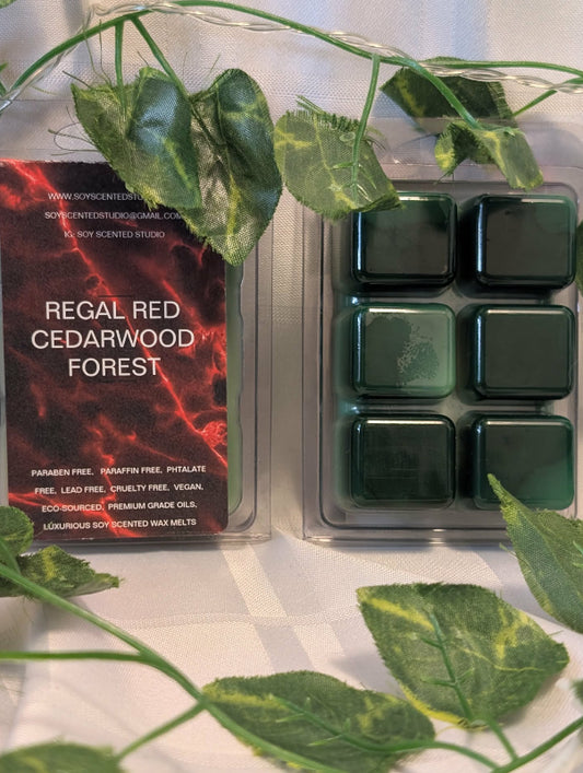 Regal Red Cedarwood Forest Scented Soy Wax Melts