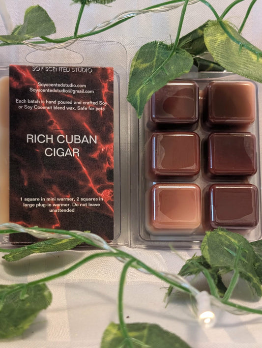 Rich Cuban Cigar Scented Soy Wax Melts