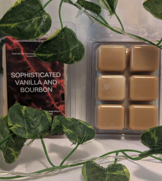 Sophisticated Vanilla and Bourbon Soy Scented Wax Melts